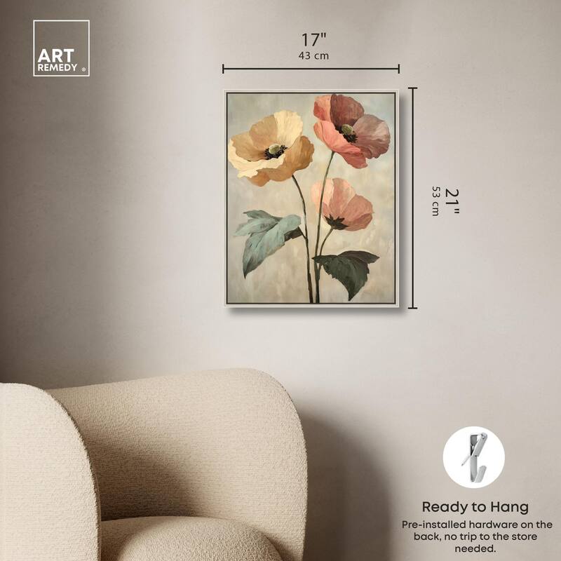 Blush and Ochre II Canvas by Art Remedy