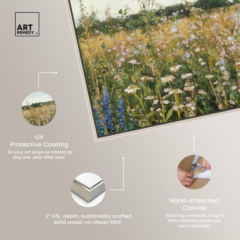 Glimmering Glade Garden II Canvas by Art Remedy
