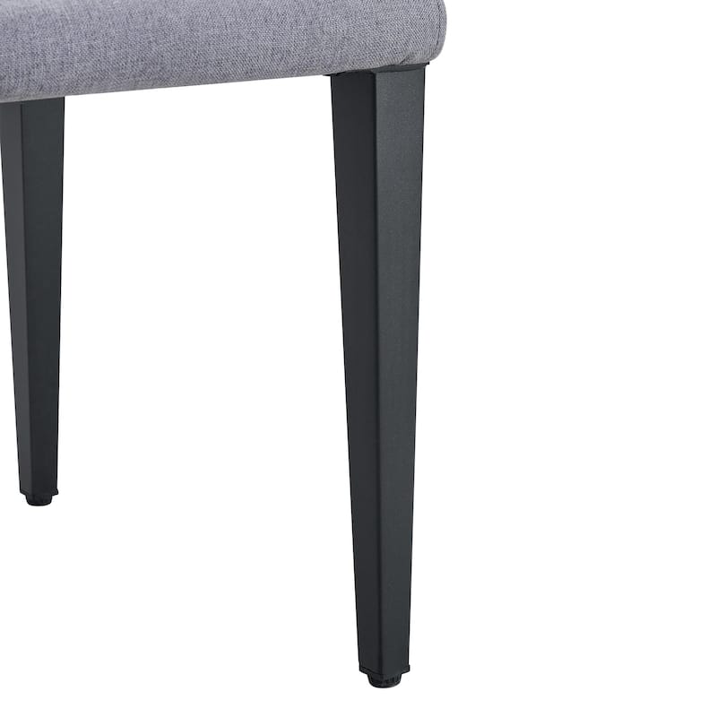 71" Two-Tone Rectangular Dining Table Set with Lower Storage Shelf, Modern Kitchen Dining Table & Chairs Set for Family