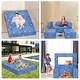 preview thumbnail 6 of 12, Kids Couch, 6PCS Modular Kids Play Couch with Blanket, Kids Sofa Couch with Glow Effects for Playroom & Indoor