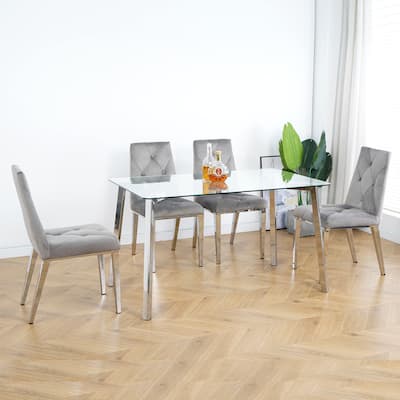 Set of 2 Modern Simple Dining Chair