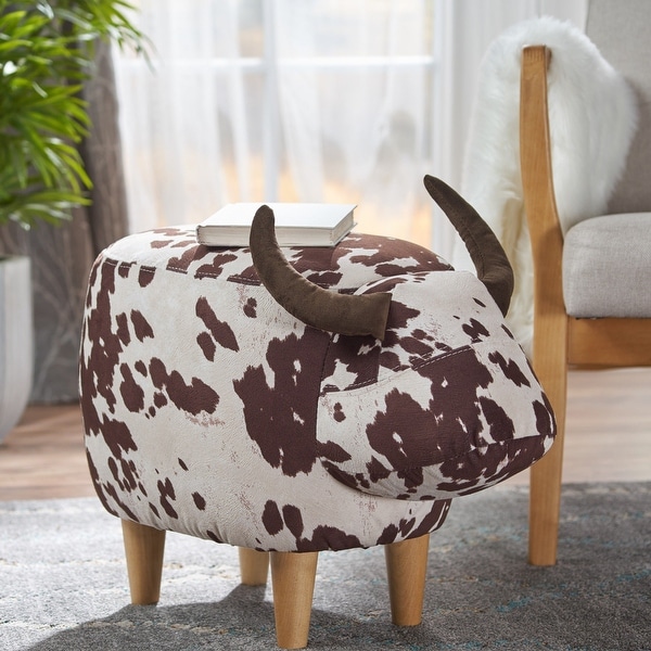 Cowhide hotsell Stool/Ottoman