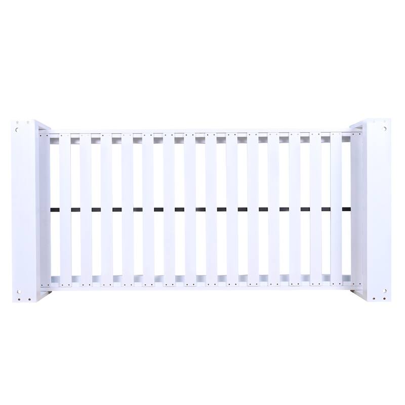 Patio Twin Size Porch Swing Bed Seating with Hemp Ropes