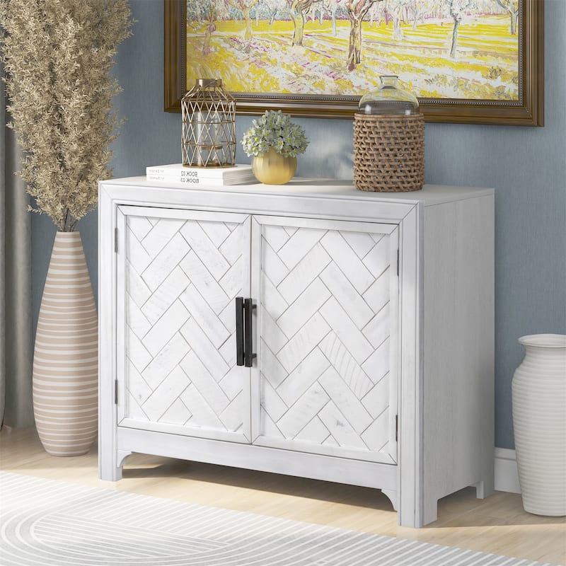 U_STYLE Cabinets with Unique Design Doors with 1 Adjustable Shelves