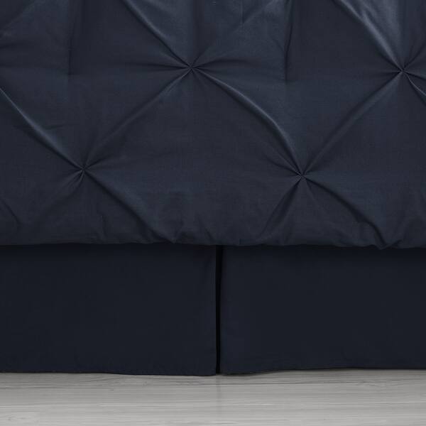 8 Piece Bed In A Bag Pintuck Comforter Sheet Set