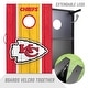 preview thumbnail 4 of 5, Kansas City Chiefs NFL Compact 2x3 Tailgate Cornhole Board Set