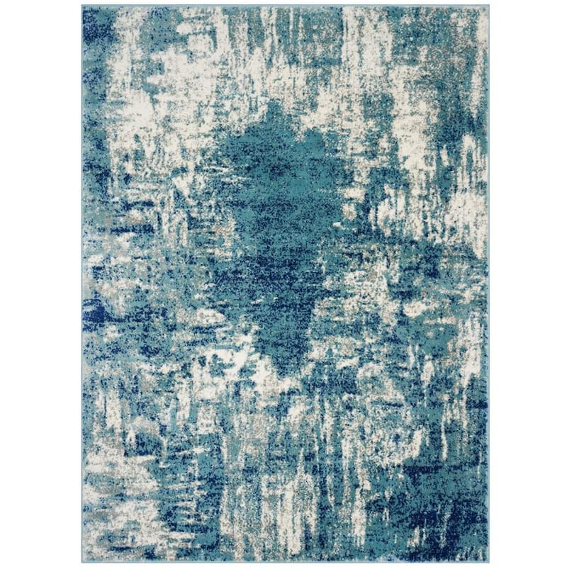 LUXE WEAVERS Modern Abstract Industrial Area Rug - 8' x 10'