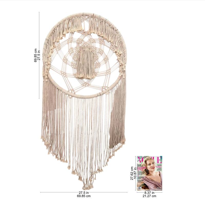 Handmade Dream Knot wall hanging (Indonesia)