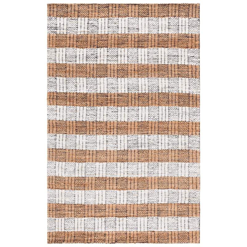 SAFAVIEH Handmade Natural Fiber Dorchen Jute Rug - 6' x 9' - Natural/Ivory