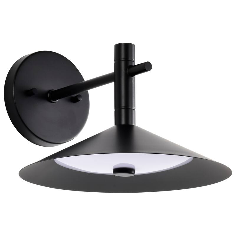 Corrine 10 Inch LED Wall Sconce Matte Black 3K/4K/5K CCT Selectable - Matte Black