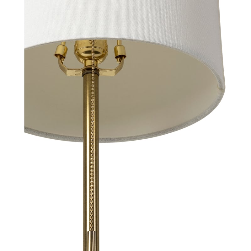 Livabliss Lan Traditional Painted Glass Table Lamp - 33"H x 10"W x 10"D