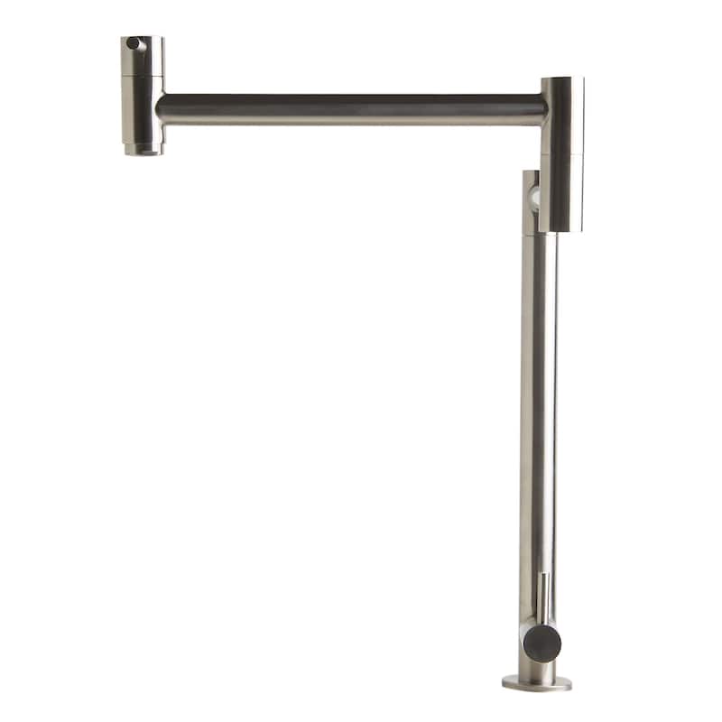 ALFI Brand AB5018-BSS Retractable Pot Filler Faucet