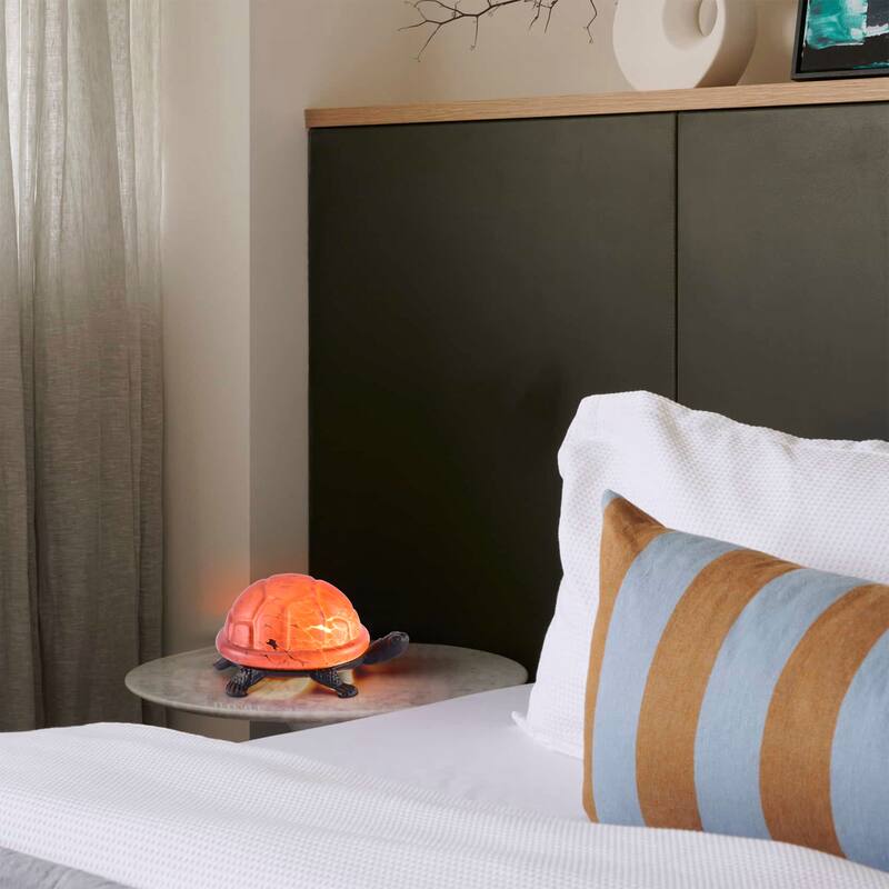 Red Turtle Tiffany Desk Lamp