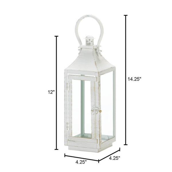 Set of 2 Traditional White Lanterns