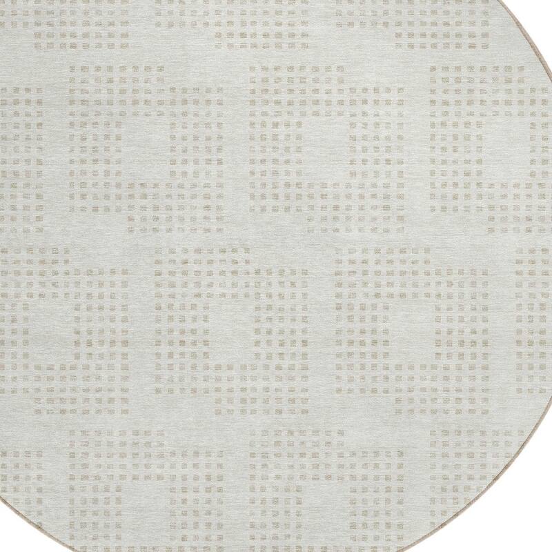 HomeRoots Geometric Transitional Rectangle Outdoor Rug