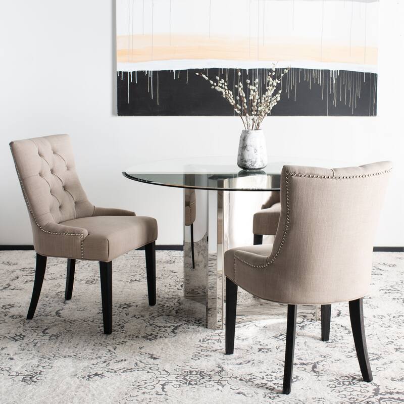 SAFAVIEH Loren Dining Chair (Set of 2) - 24"W x 25"D x 39"H