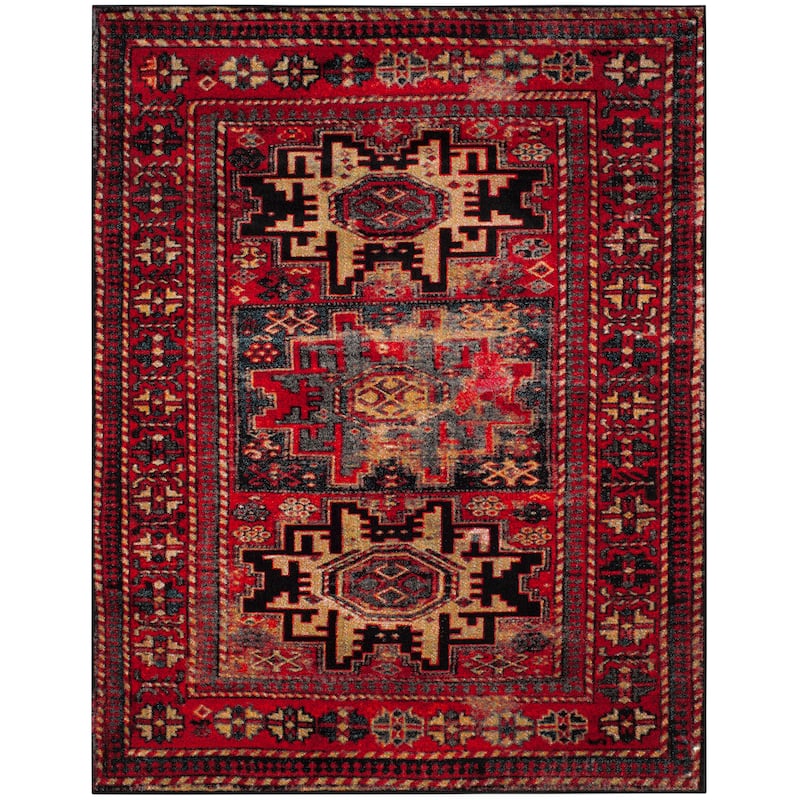 SAFAVIEH Vintage Hamadan Gody Oriental Distressed Rug