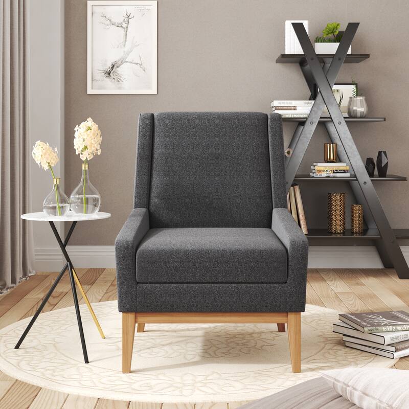 Corvus Armitage Chenille Upholstered Accent Chair