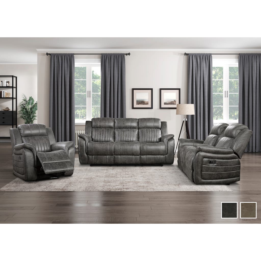 Fremont & Park Lonan 3-Piece Reclining Living Room Set