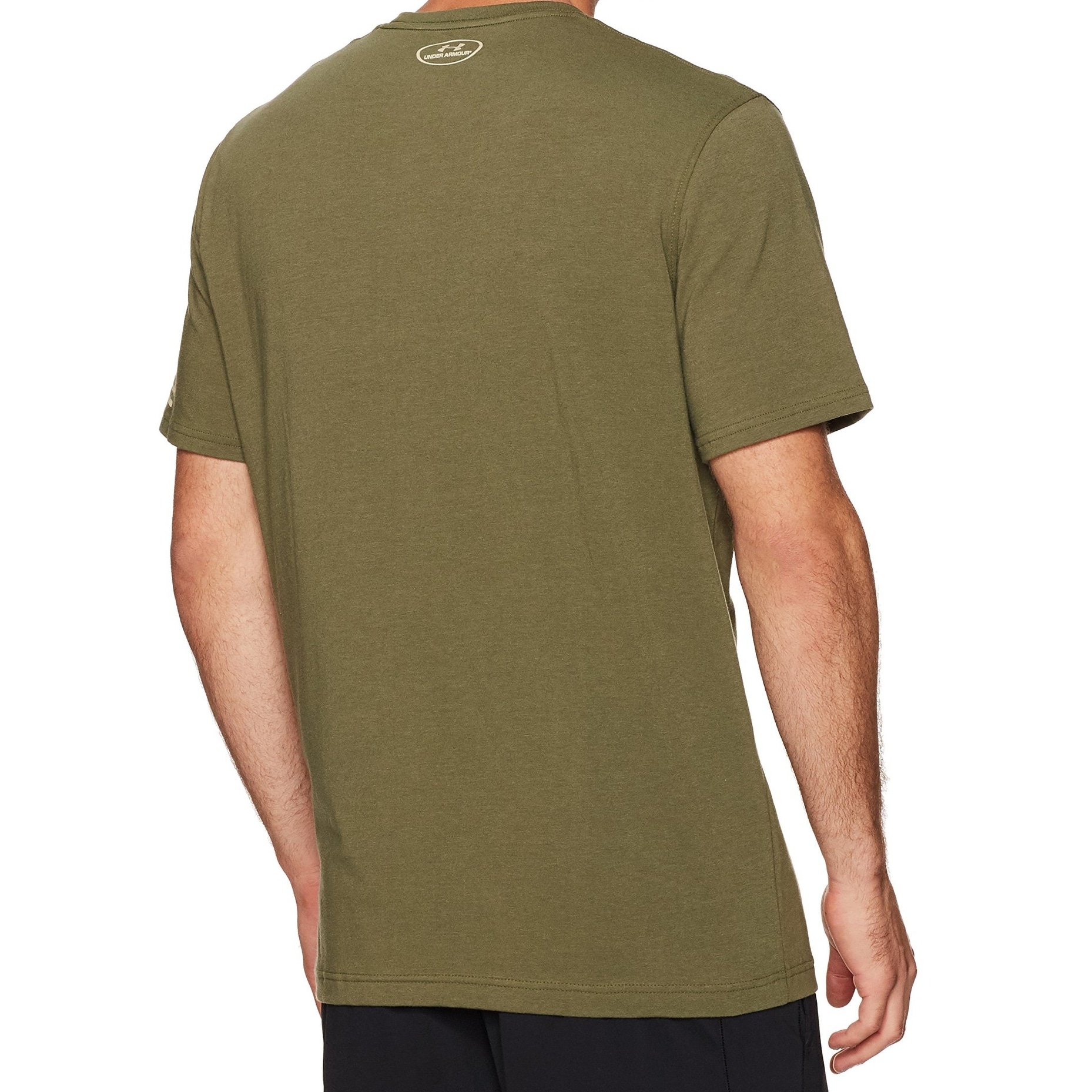 olive green under armour shirt