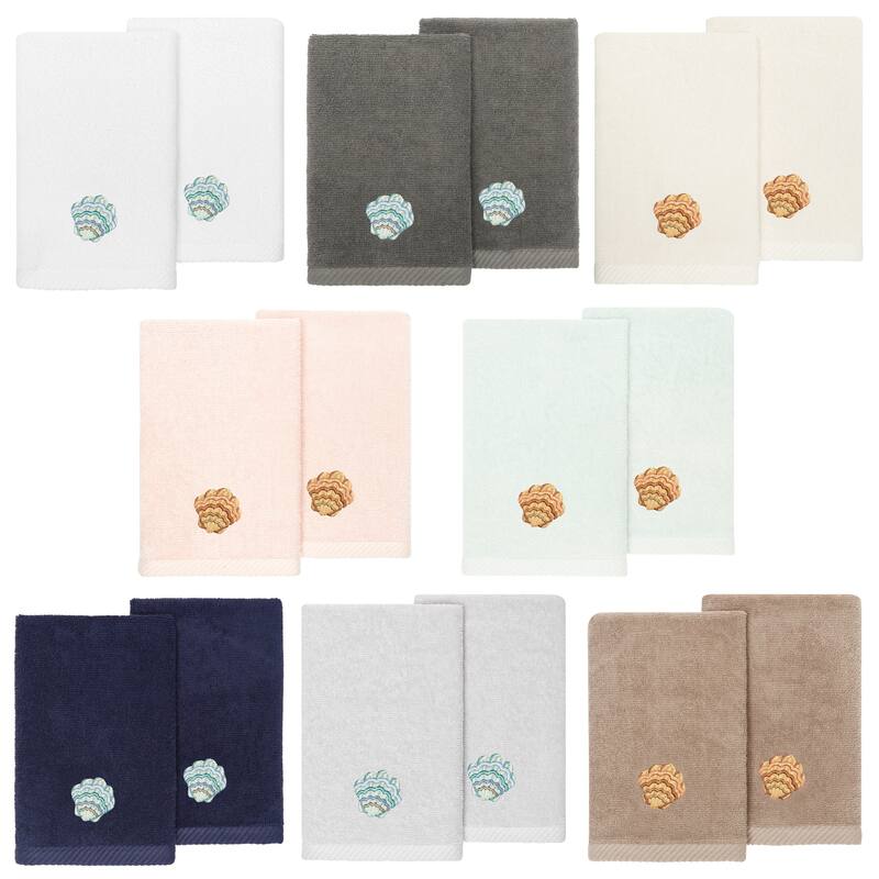 Authentic Hotel and Spa Turkish Cotton Aaron 3PC Embellished Towel Set