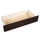 preview thumbnail 25 of 48, Twin-Over-Twin Bunk Bed with 2 Storage Drawers, Solid Wood Bunk Bed with Guardrail and Built-in Ladder, for Kids Teens Adult