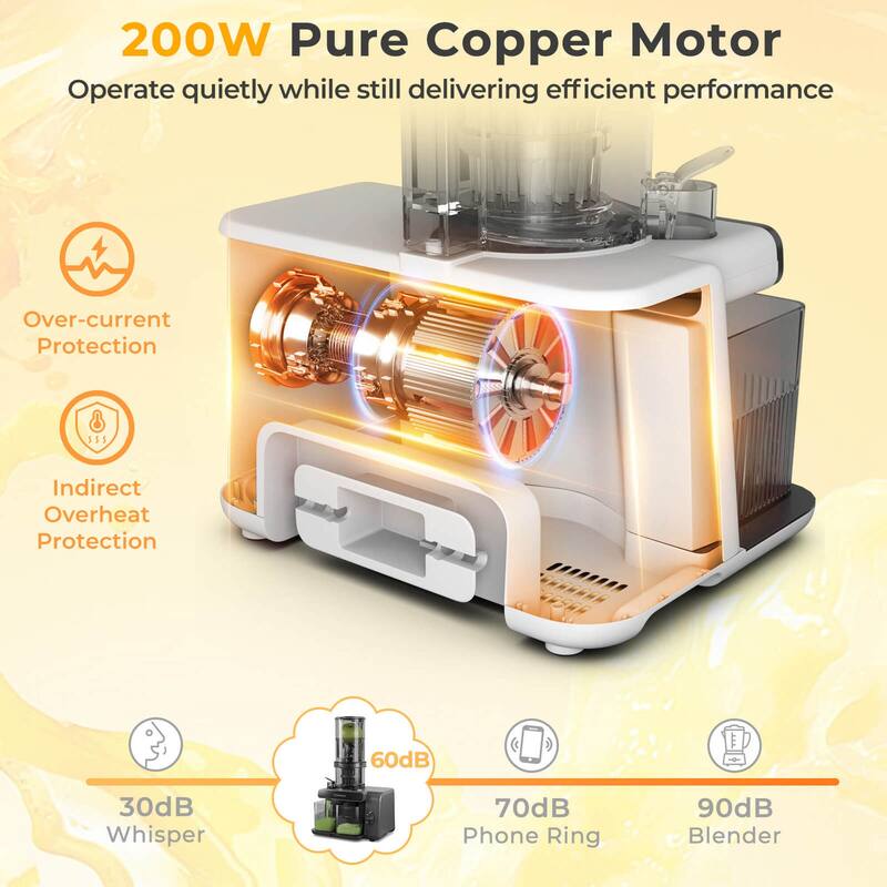Costway Cold Press Juicer Machine Professional Slow Masticating Juicer - See Details