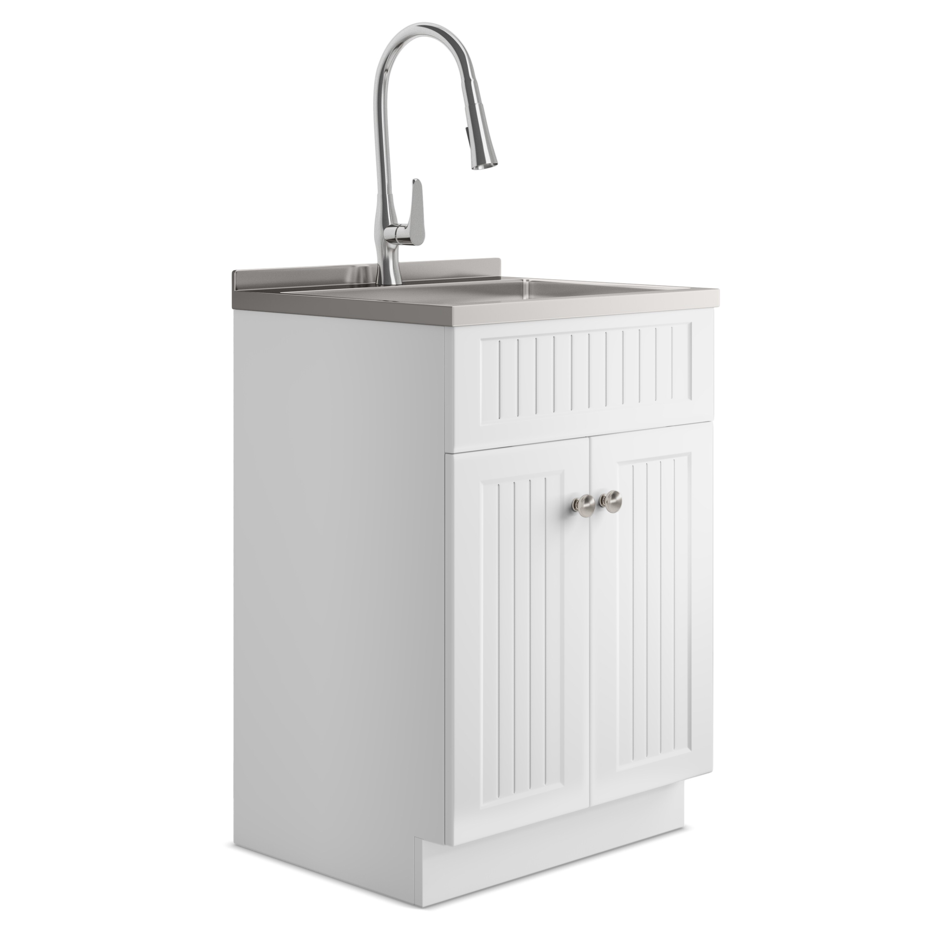 【ずく】warwick WYNDENHALL Warwick Transitional Laundry Cabinet with Faucet