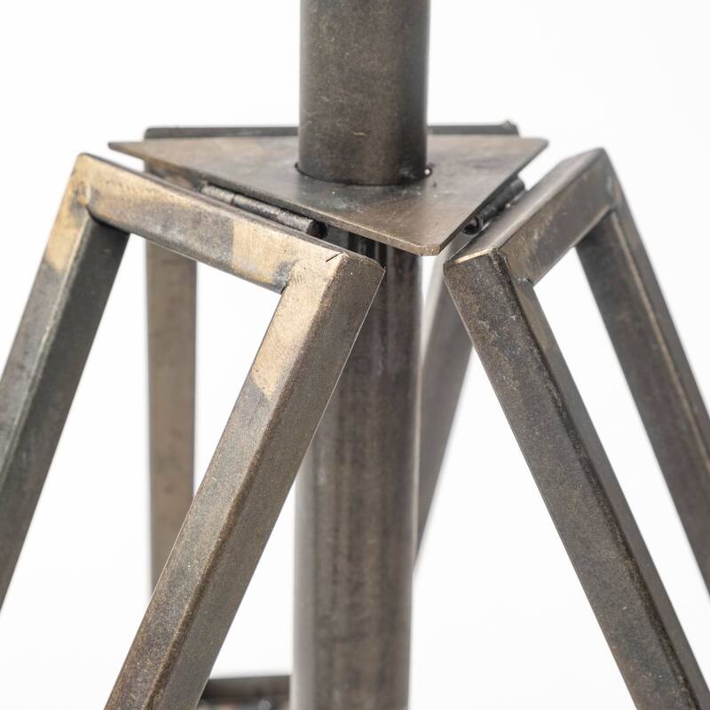 Debdou Gold Metal Adjustable Cinema-Style Floor Lamp