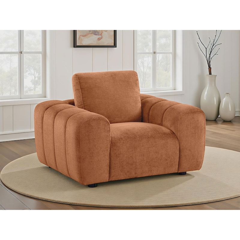 Burnett Chenille Upholstered Accent Chair