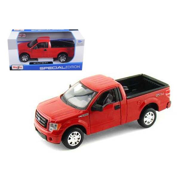 diecast red pickup truck