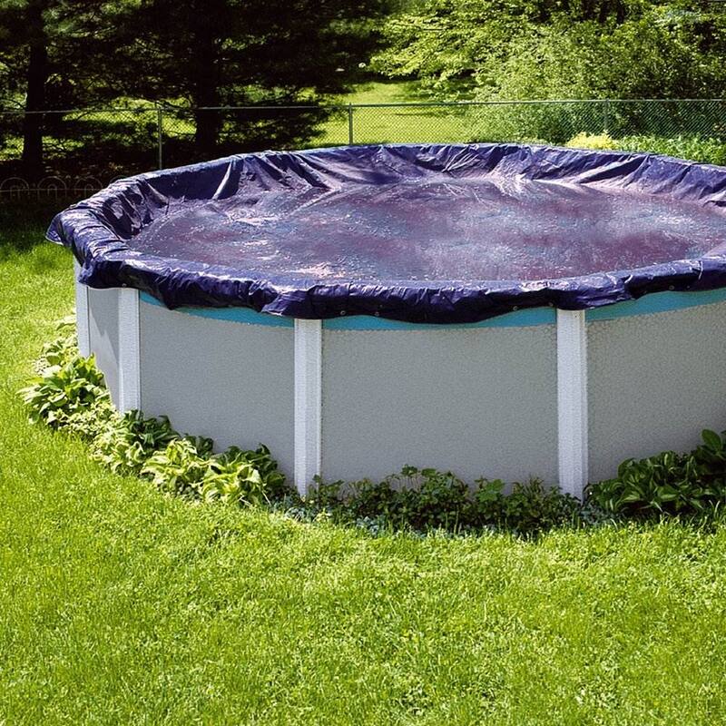 Swimline PCO837 33' Round Above Ground Winter Swimming Cover, (Pool Cover Only) - 16.9