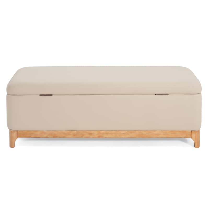 Christopher Knight Home - Orphelia Faux Leather Storage Bench