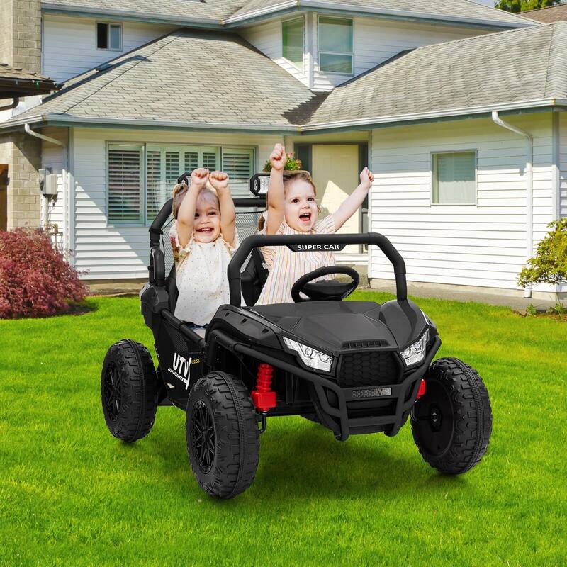 24V Kids Electric Car, 2-Seater UTV Off-Road