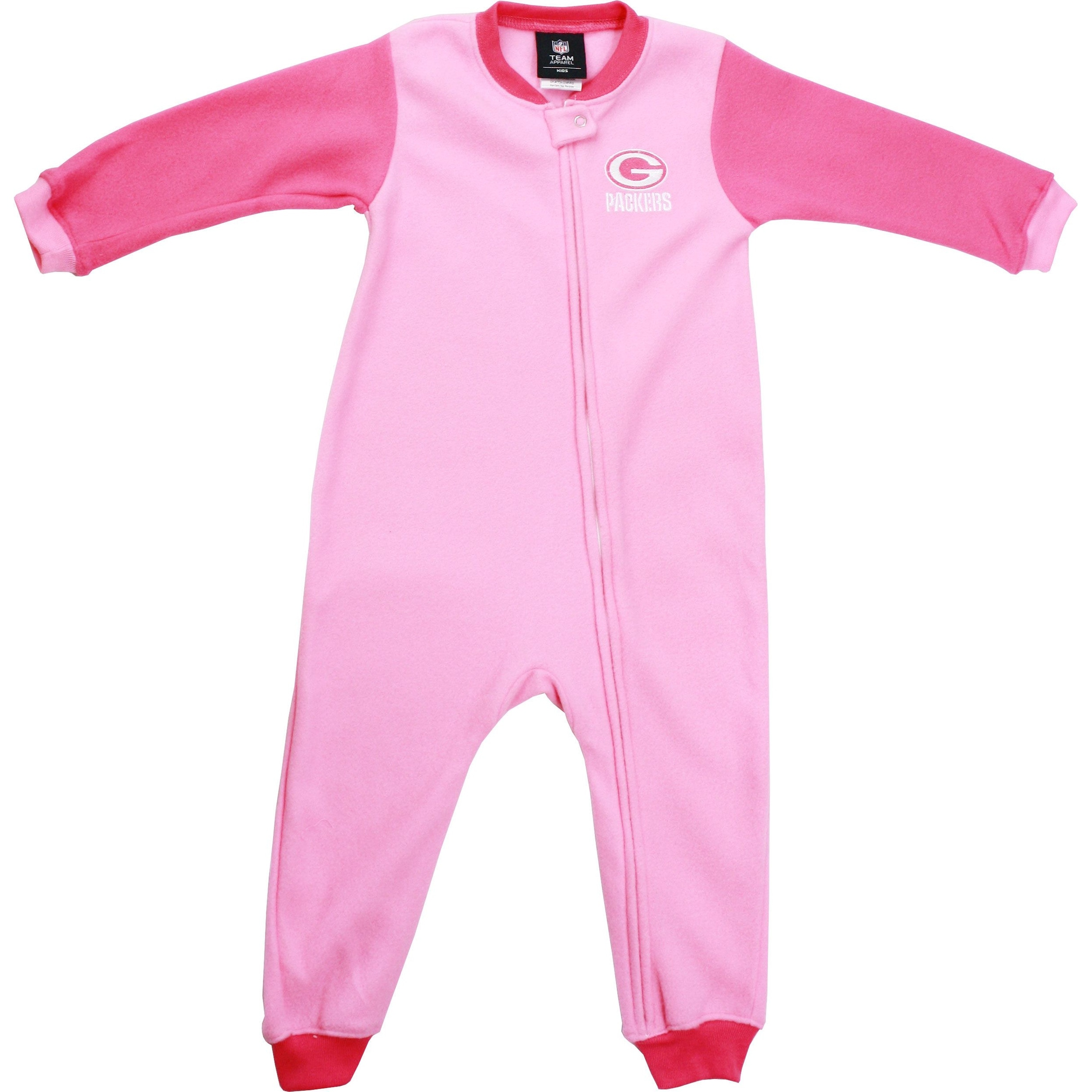 Green Bay Packers Pink Toddler Girl's Sleeper - buybuy BABY - 42579417, image size:2427x2427