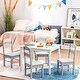preview thumbnail 2 of 4, 5 PCS Kids Table & Chair Set Wooden Children Activity Furniture