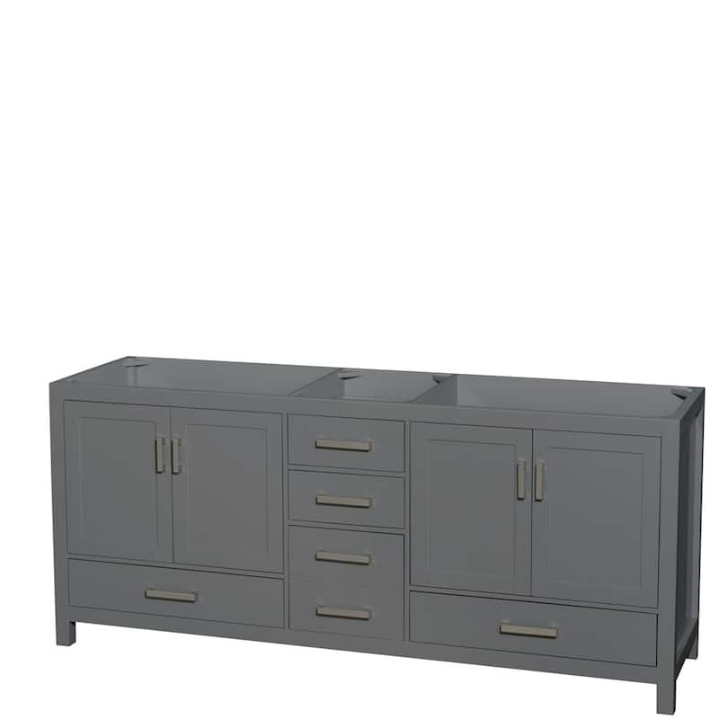Wyndham Collection WCS141480DSXXMXX Sheffield 80" Double Free Standing