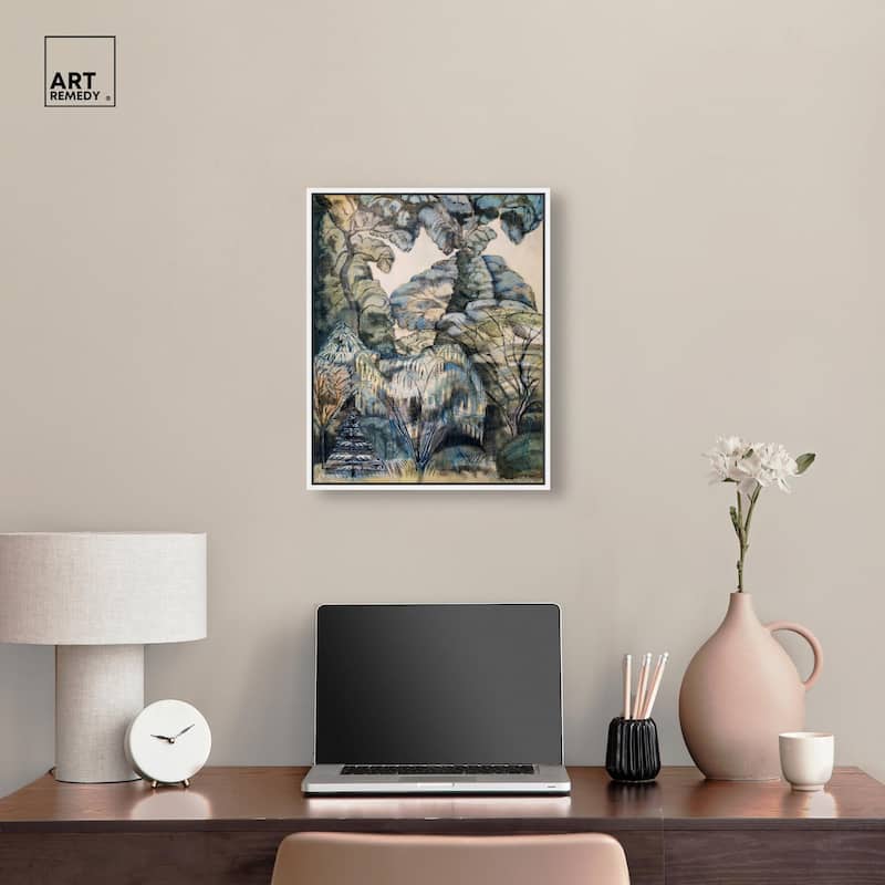 Trees in Bird Garden 1913 Canvas by Art Remedy