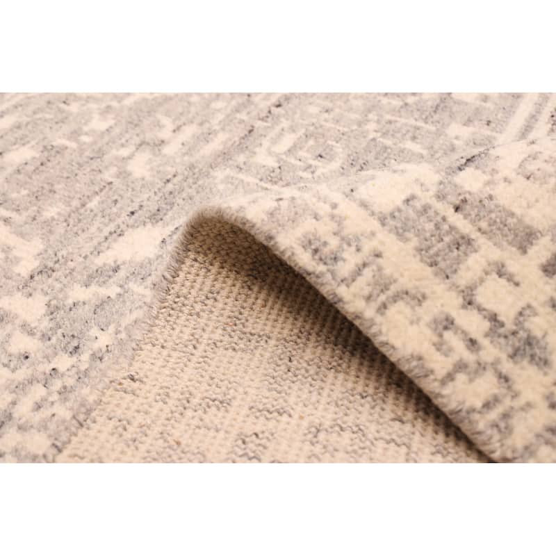 ECARPETGALLERY Hand-knotted Jules Serapi Dark Grey Wool Rug - 9'0 x 12'0