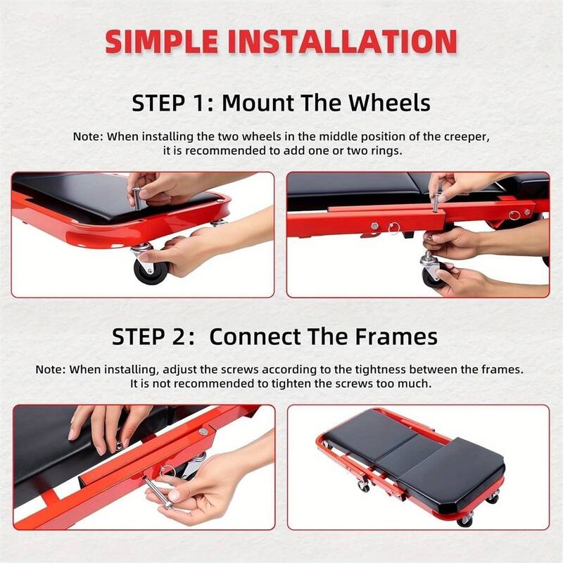 Foldable Z-Shaped Spider Car,2-in-1 Rolling Folding Crawling Seat