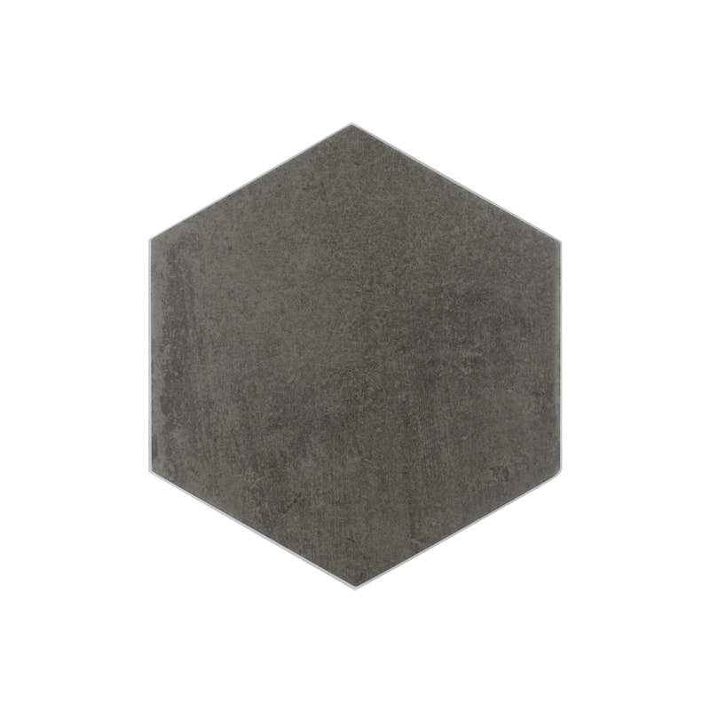 Arcadian Hexagon 9 in. x 10 in. Glazed Porcelain Wall and Floor Tile