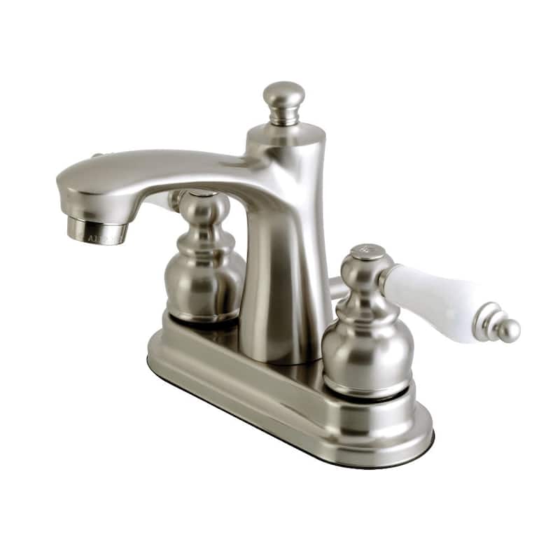 Kingston Brass Victorian 1.2 GPM Centerset Bathroom Faucet with Pop-Up - Brushed Nickel