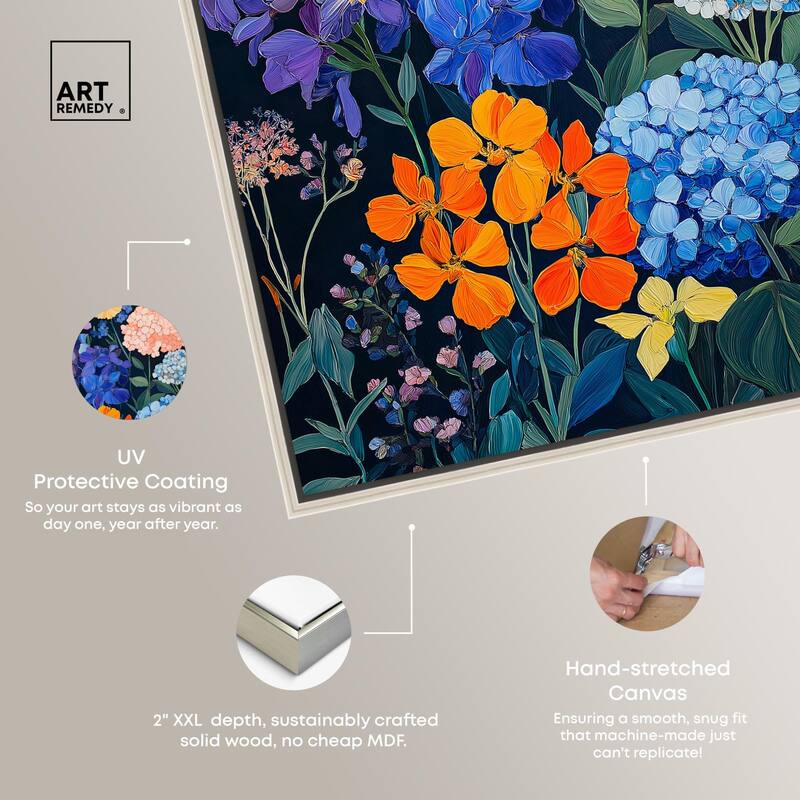 Twilight Blossoms I Canvas by Art Remedy
