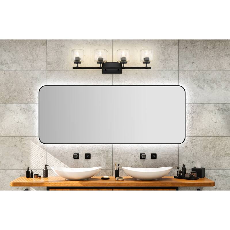 Z-Lite Landon 4 Light Vanity - Matte Black