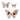 Butterfly Wall Decor White And Pink Set Of Three (m2027) - 1 x 18 x 13