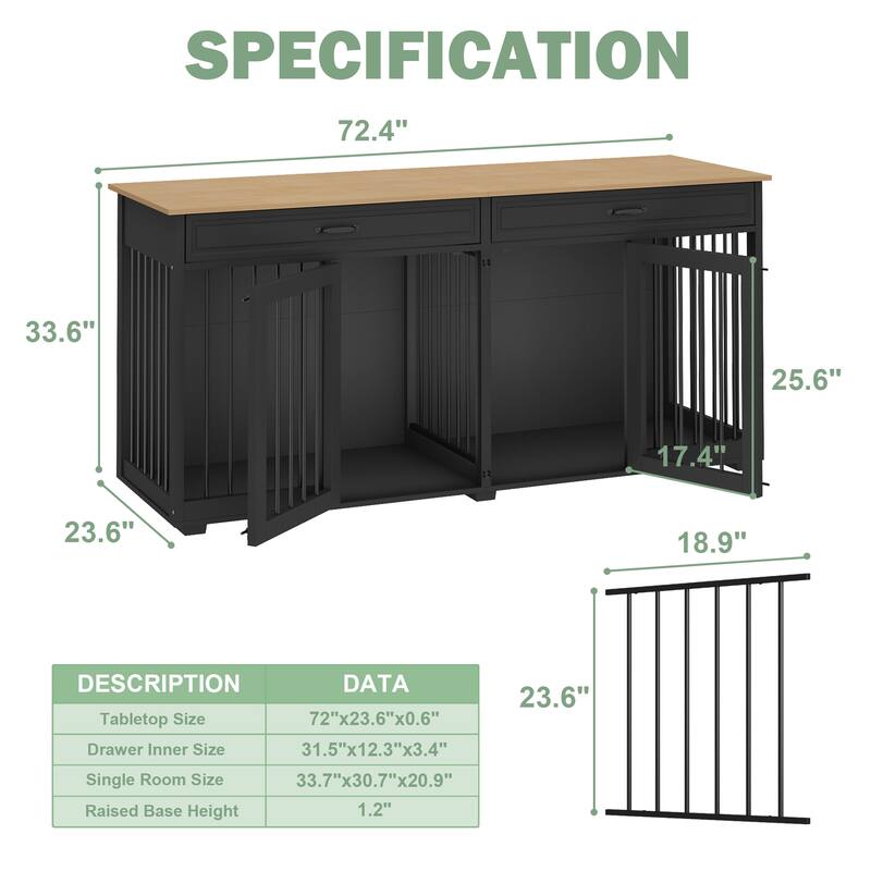 Pet Resting Spot Home Sideboard Modern Design with Safety and Storage