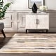 preview thumbnail 6 of 9, Nuloom Elvi SpinClean Abstract Watercolor Machine Washable Area Rug