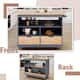 Rolling Kitchen Island with Storage,Wine and Spice Rack,Large Kitchen ...