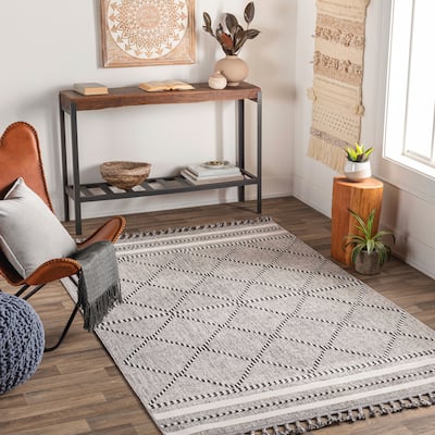 Livabliss Palermo Boho Trellis Area Rug