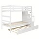 preview thumbnail 18 of 21, Twin over Twin Bunk Beds with Stairway Storage